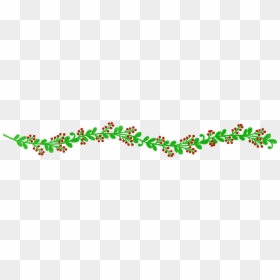 Holly Page Divider, HD Png Download - christmas divider png
