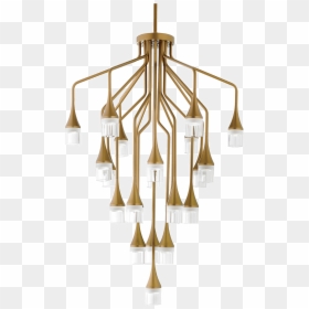 Tech Lighting Patrona, HD Png Download - gold chandelier png