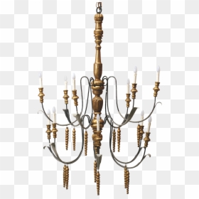 Chandelier, HD Png Download - gold chandelier png