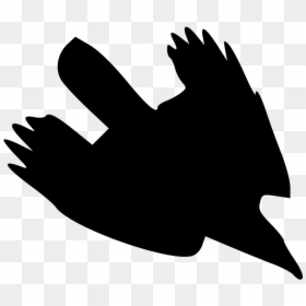 Eagle Diving Silhouette, HD Png Download - wings silhouette png