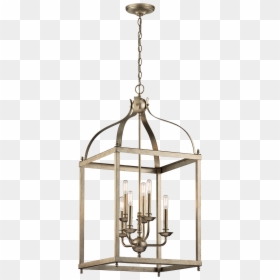 Black And Gold Lantern Pendant, HD Png Download - gold chandelier png