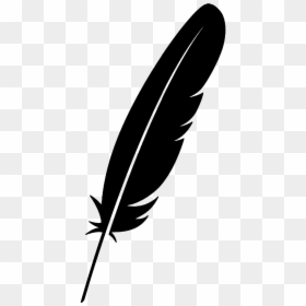 Feather Pen Vector Png, Transparent Png - wings silhouette png