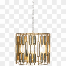 Ceiling Fixture, HD Png Download - gold chandelier png