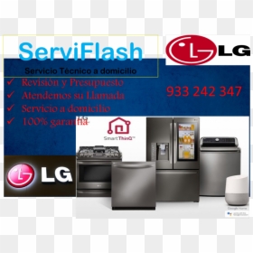 Lg Thinq Appliances, HD Png Download - linea blanca png