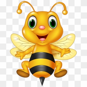 Cartoon Animal Images Png, Transparent Png - bee silhouette png