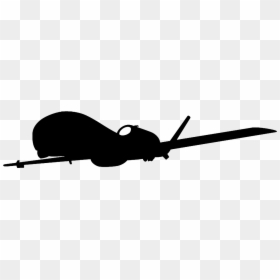 Airplane, HD Png Download - bee silhouette png