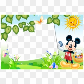 Fondos De Mickey Mouse Para, HD Png Download - molduras png download