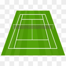 Cancha De Tenis Dibujo, HD Png Download - tennis court png