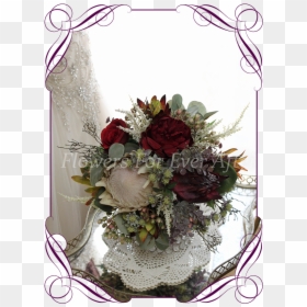 Rustic Cake Small Flower Arrangements, HD Png Download - wedding bouquet png