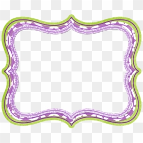 Pink And Purple Polka Dot Border, HD Png Download - dotted border png