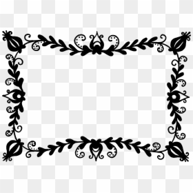 Star Border Black And White Clipart, HD Png Download - dotted border png