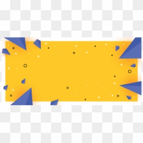 Yellow Blue And White Abstract, HD Png Download - dotted border png