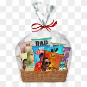 Rap Snacks Gift Basket, HD Png Download - gift basket png