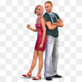 Sims Couple Png, Transparent Png - pareja png