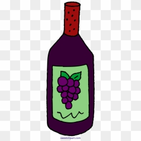 Wine Bottle Clipart, HD Png Download - water bottle clipart png