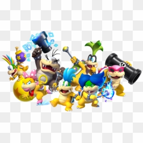 New Super Mario Bros U Koopalings, HD Png Download - mario bross png
