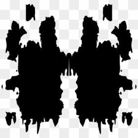 Silhouette, HD Png Download - ink blots png