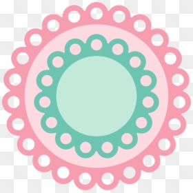 Round Frame Png, Transparent Png - scallop png