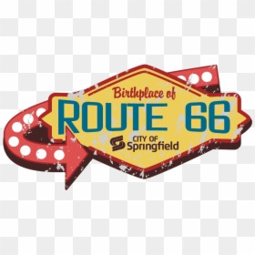 City Of Springfield Mo, HD Png Download - route 66 sign png