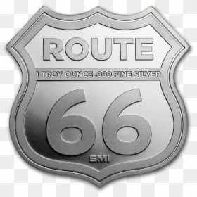 Emblem, HD Png Download - route 66 sign png