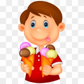 Eat Ice Cream Clipart, HD Png Download - helado png