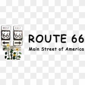 Calligraphy, HD Png Download - route 66 sign png