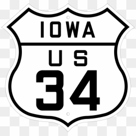 Us Highway Sign Vector, HD Png Download - route 66 sign png