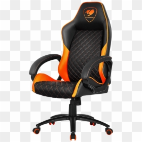 Cougar Fusion Black Gaming Chair, HD Png Download - gaming chair png
