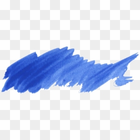 Blue Colour Brush Stroke, HD Png Download - water paint png