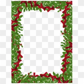 Christmas Frame Clipart Free, HD Png Download - christmas flowers png