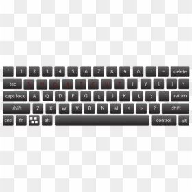 Square Brackets Macbook Air, HD Png Download - computer keyboard png