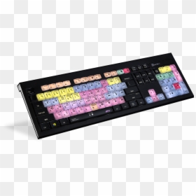 Logickeyboard Astra Pc Backlit Keyboard Avid Pro Tools, HD Png Download - computer keyboard png