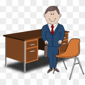 Manager Clipart, HD Png Download - cartoon table png