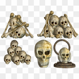 Portable Network Graphics, HD Png Download - skull pile png