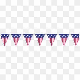 Usa Flag Banner Clip Art, HD Png Download - pennant flag png