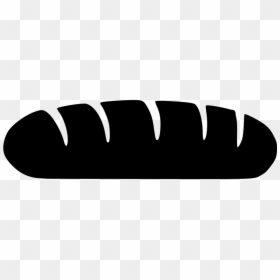 Loaf Of Bread Silhouette, HD Png Download - food silhouette png