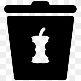 Food Waste Black And White, HD Png Download - food silhouette png