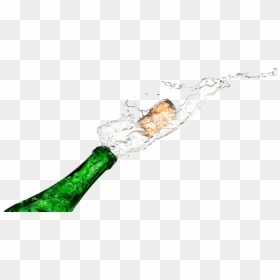 Bottle Of Champagne Transparant, HD Png Download - champagne png