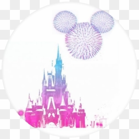 Disney Castle With Fireworks Png, Transparent Png - castle png