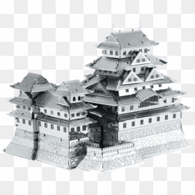 Himeji Castle Metal Earth, HD Png Download - castle png