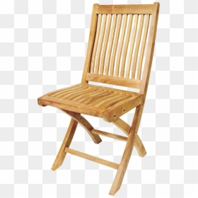 Wooden Folding Chair Png, Transparent Png - chair png