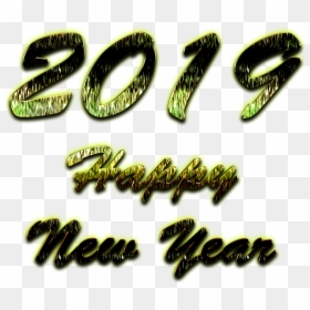 2019 Happy New Year Hd, HD Png Download - happy new year png