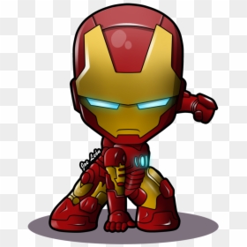 Cartoon Iron Man Chibi, HD Png Download - iron man png
