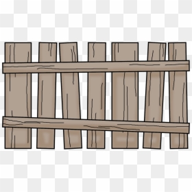 Cartoon Wooden Fence Png, Transparent Png - fence png
