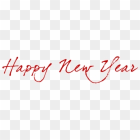Happy New Year Text Png, Transparent Png - happy new year png