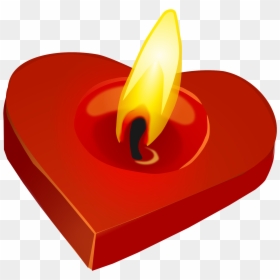 Candle Clip Art Valentine, HD Png Download - candle png
