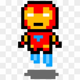 Pixel Art Iron Man, HD Png Download - iron man png