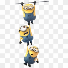 Minions Hanging Transparent Background, HD Png Download - minions png