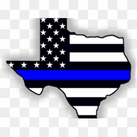 Thin Blue Line Texas Transparent, HD Png Download - texas png