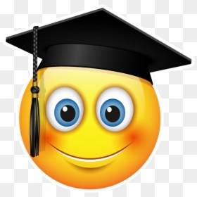 Emoji Con Gorro De Egresados, HD Png Download - graduation png